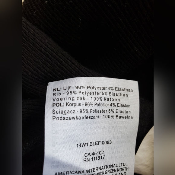 Bench Jacket Hoodie Black L - Picture 6 of 6